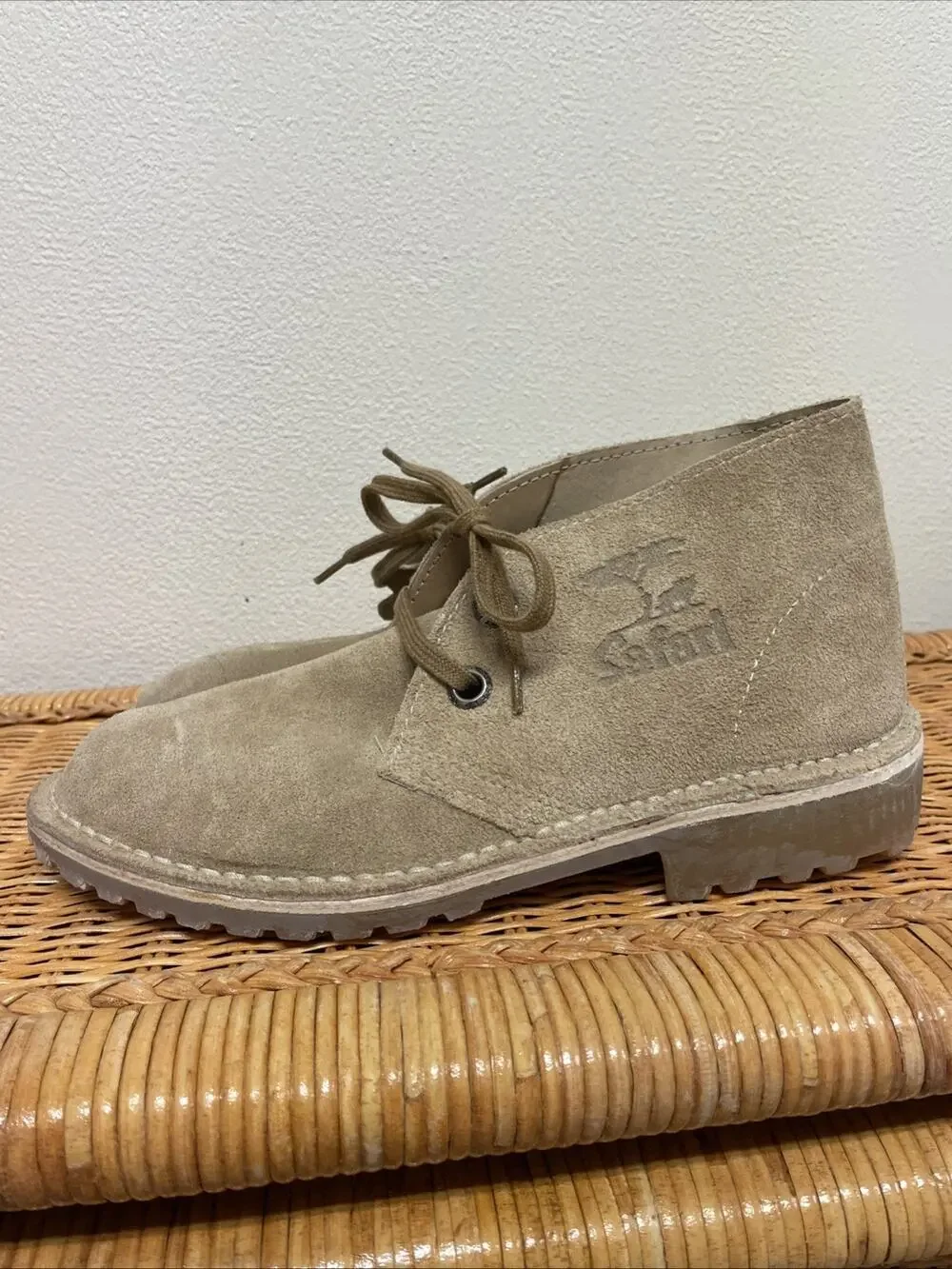 Mens Bata Safari Chukka Boots Shoes Tan Suede Kenya Made New